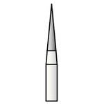 SS White Revelation Diamond Bur 852-010M, Friction Grip, Medium Grit, Round End Cone, 1.0 mm Diameter, 5/Pack