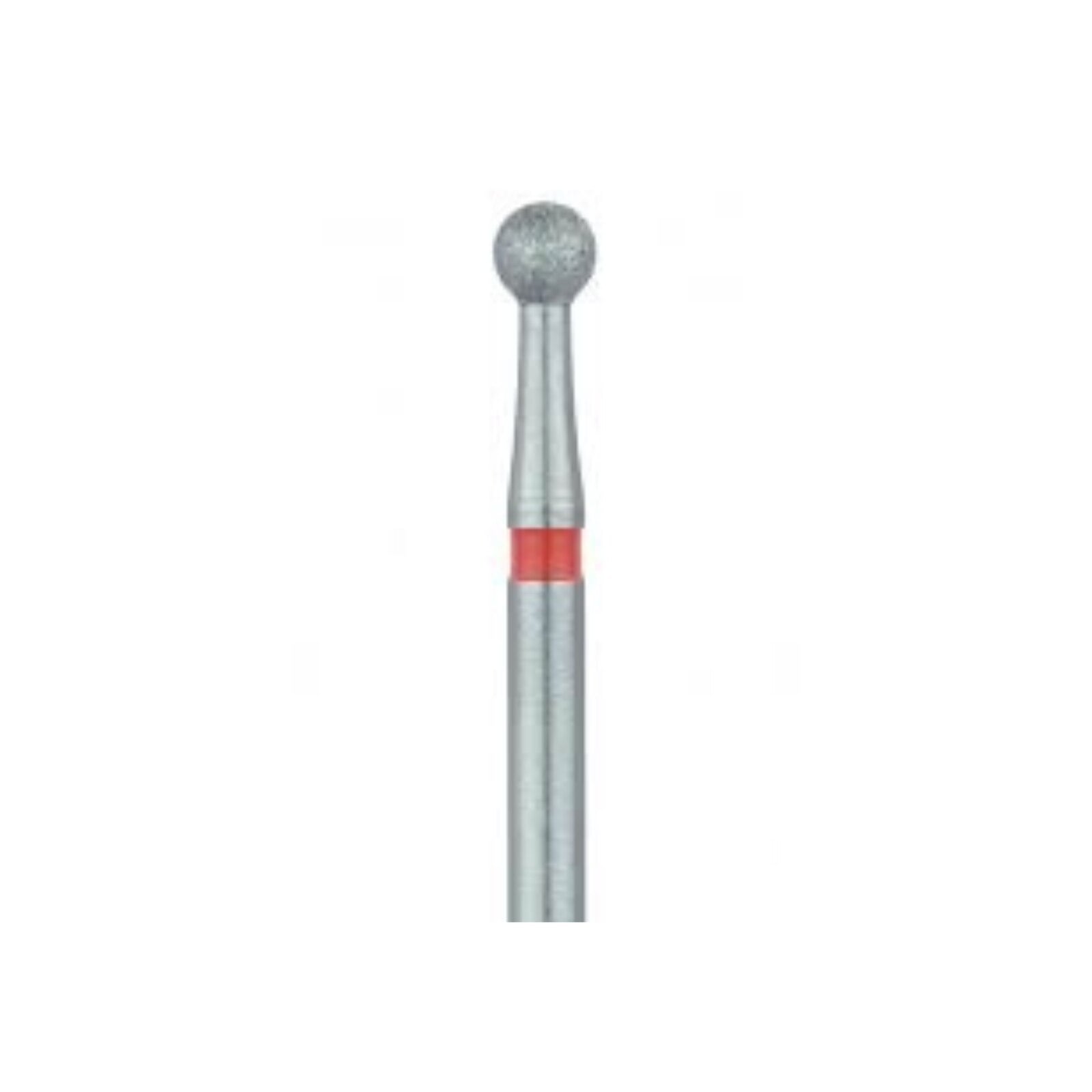Meisinger Multi-Use Diamond Burs, FG, Round, # 801F, 2.1 mm, Fine, Red, 5/Pk, 801F-021-FG