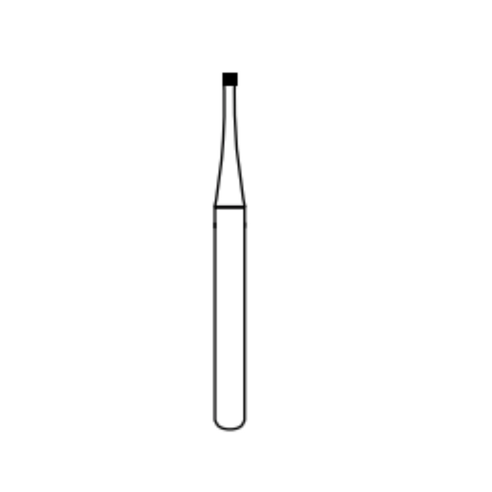 Alpen FG Carbide Bur #957, End Cutting, Friction Grip, 1.0 mm Diameter, 10/Pack
