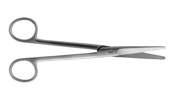 Mayo Scissor 6.75" Straight, Stainless Steel
