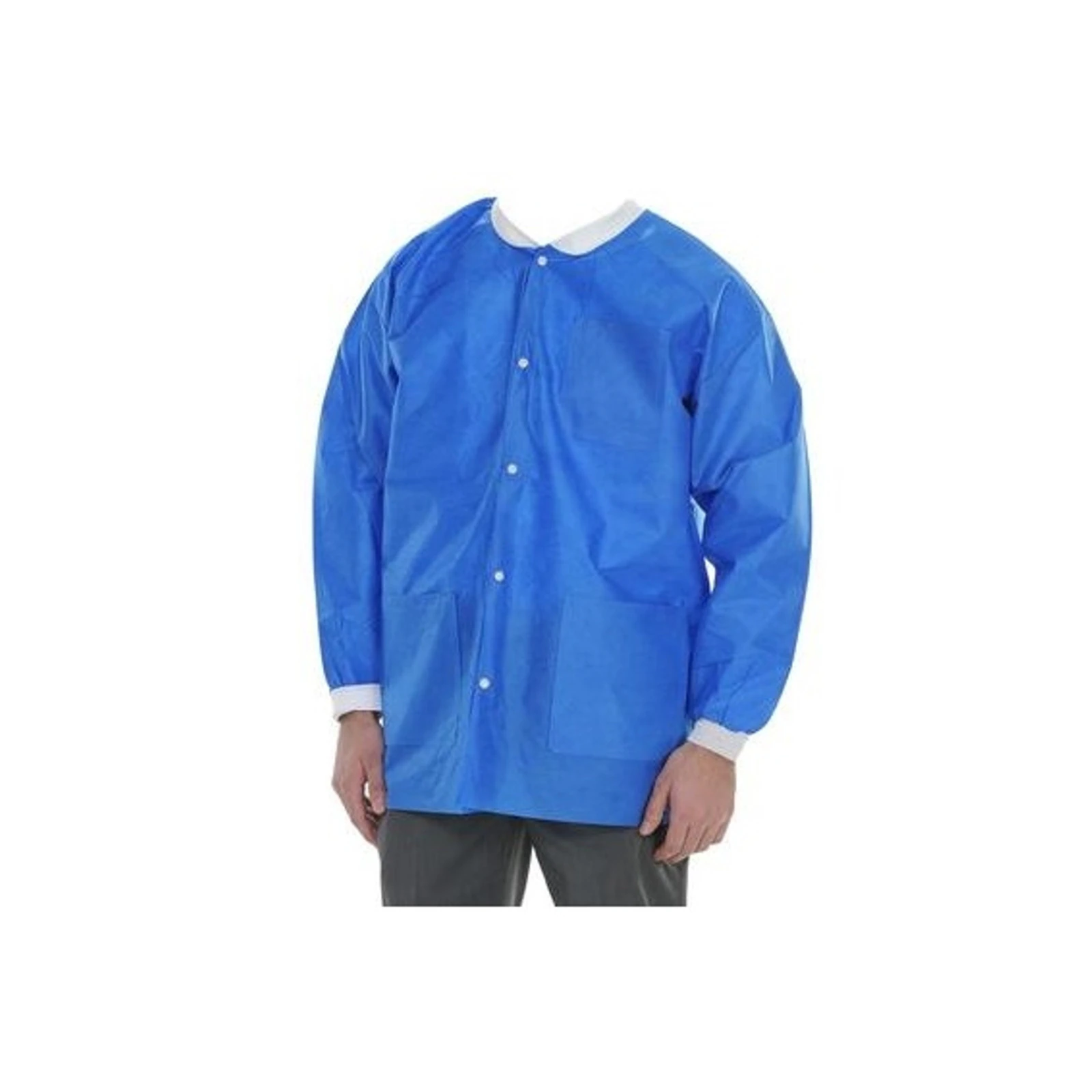 Valumax Extra-Safe AAMI Level 3 Hip-Length Lab Jacket, Royal Blue, X-Large, 10/Pack, 3630RYXL