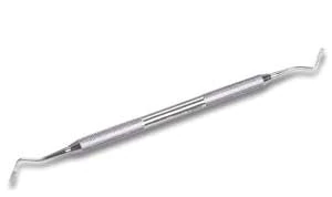 Roeko Serrated Retraction Cord Packer, Double-Ended, Stainless Steel