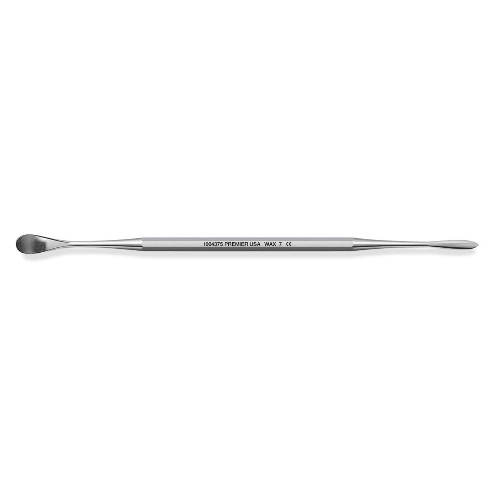 Premier Dental Products #7 Double-End Wax Spatula, Stainless Steel, Octagonal Handle, 1/Pk, 1004375