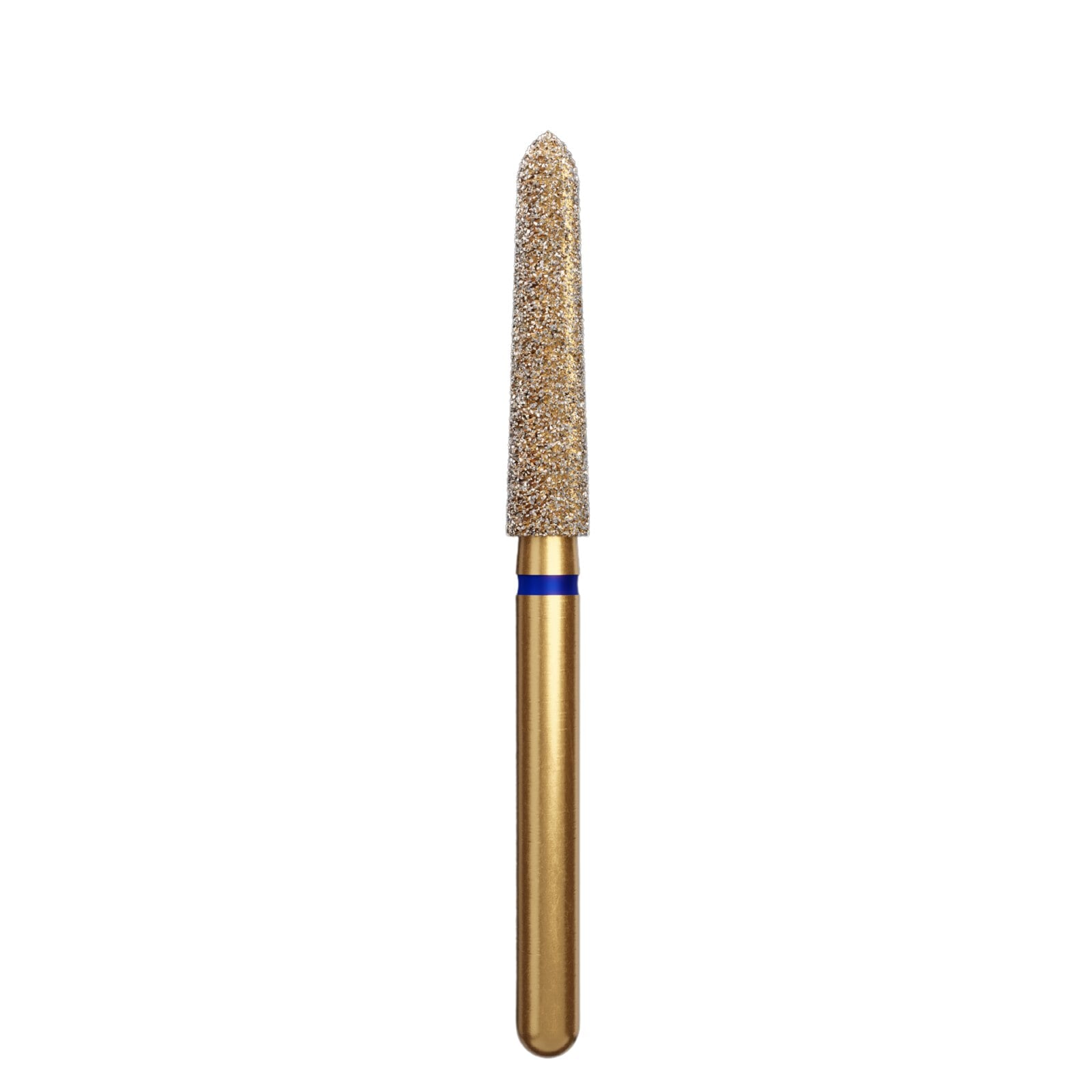 Alpen Multilayer Diamond Bur FG 879K-023, Coarse Grit, Curettage/Pointed Taper, 2.3 mm Diameter, 10.0 mm Length, 5/Pk