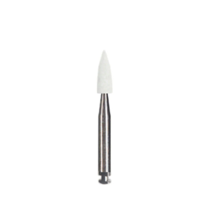 Dedeco White Arkansas Mounted Stones, Shape 114 (CY1), HP 3/32" Shank, 12/Box