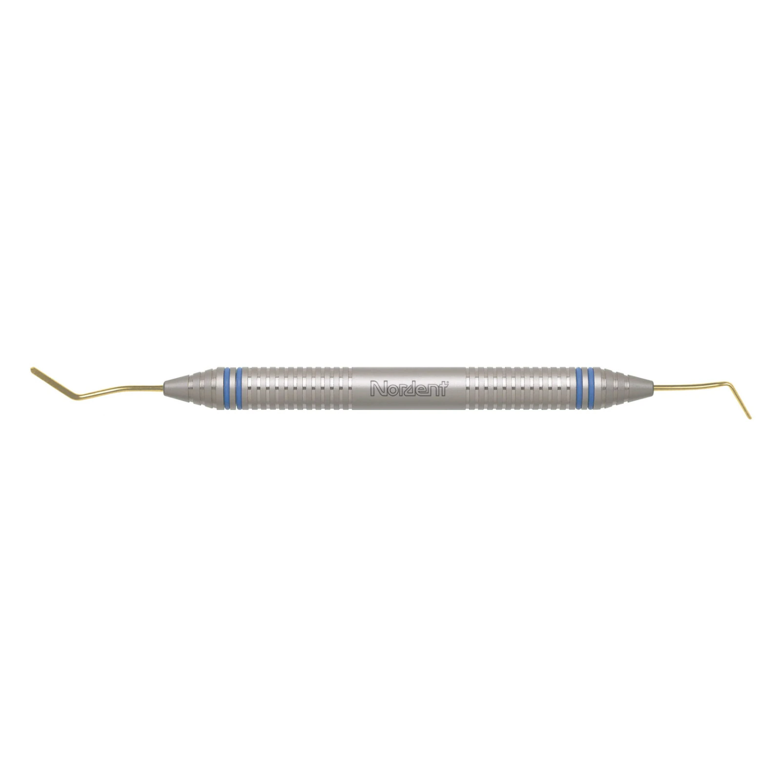 Nordent Composite Placement Instrument #37, Double Paddle, Titanium Nitride Coated, DuraLite ColorRings Handle, Stainless Steel, Double End, PFI37T