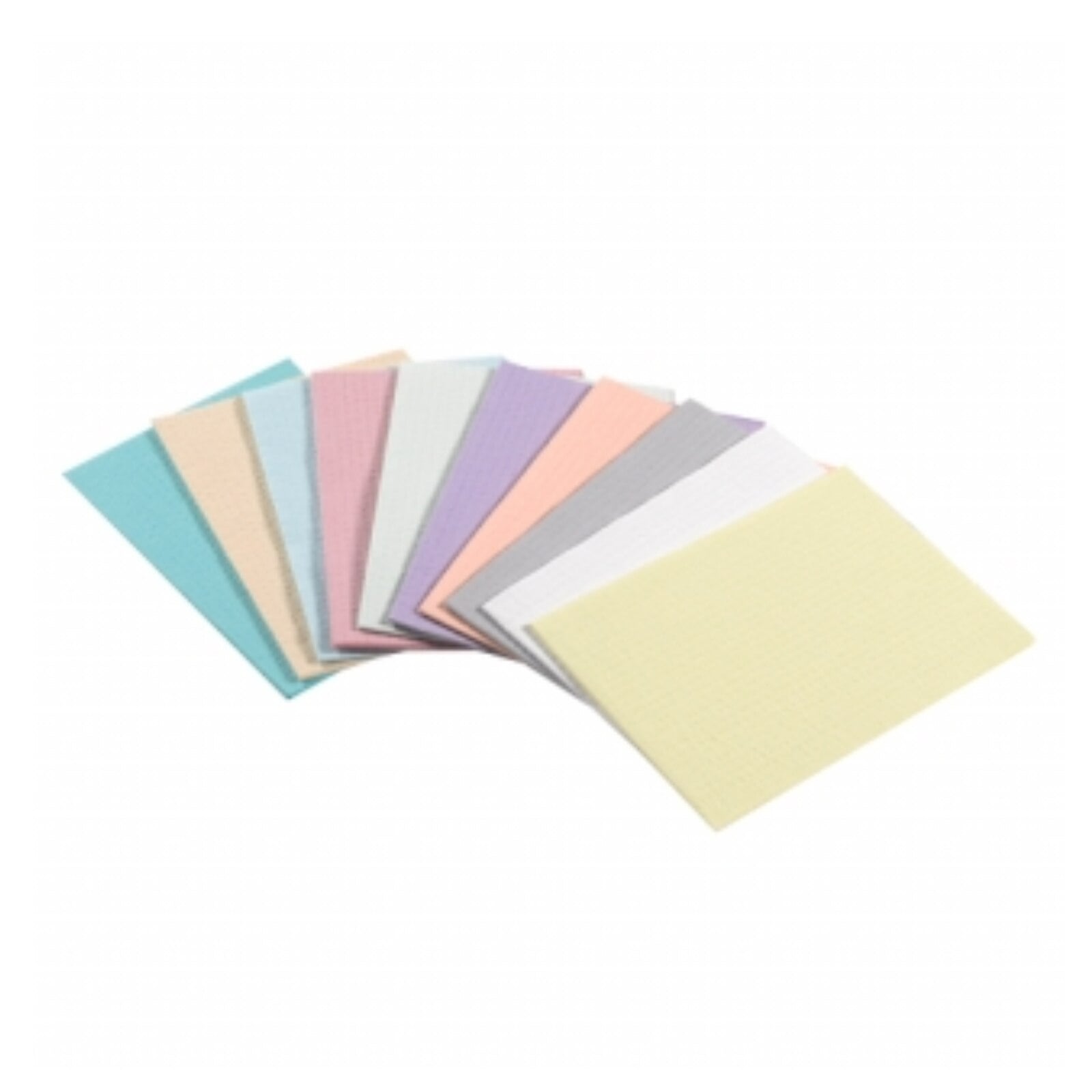 Crosstex Advantage Plus 3-Ply Paper/Poly Bib, 13x18 Inches, Silver, 500/Case