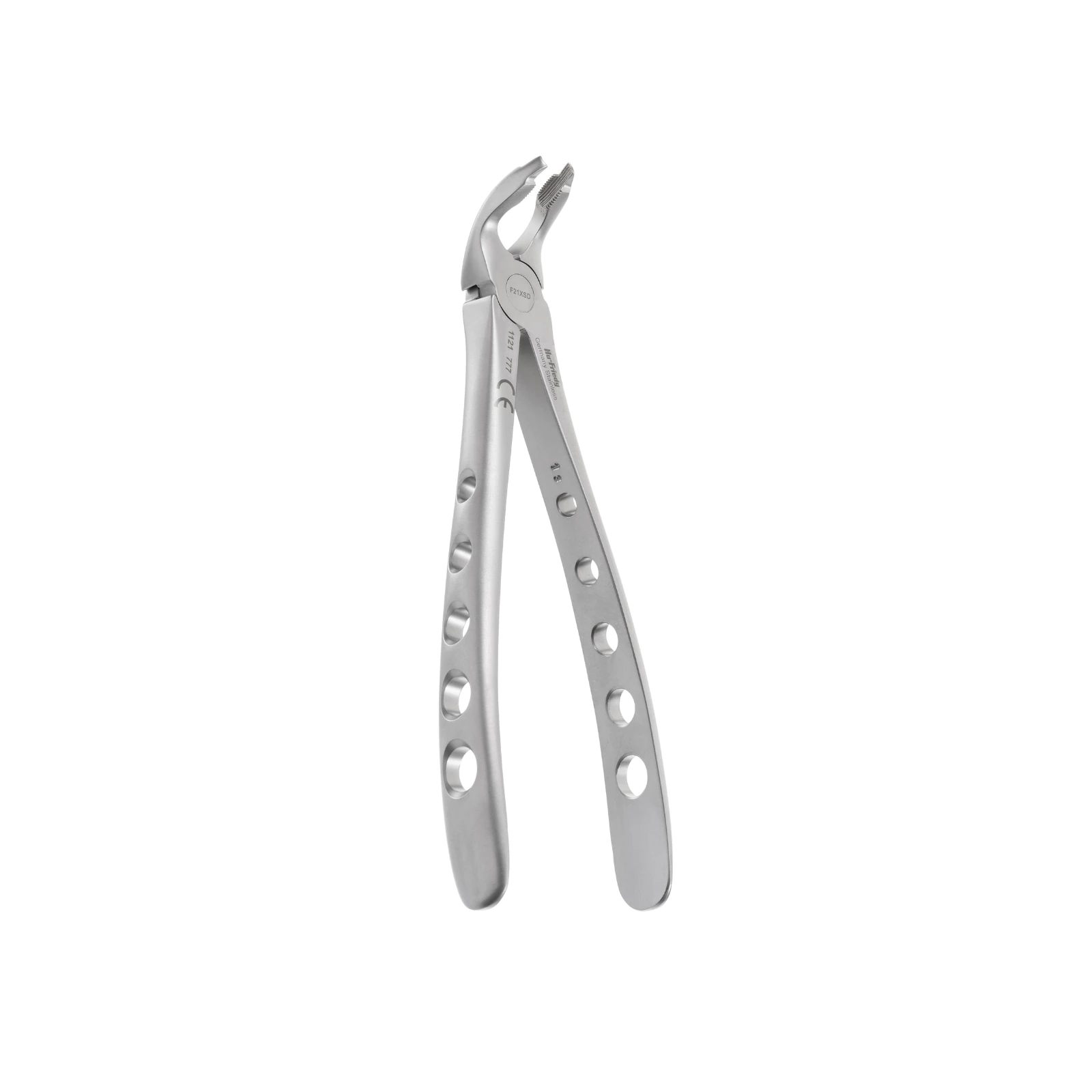 Hu-Friedy 217 Atraumair Diamond-Dusted Extraction Forceps, Serrated, 1st and 2nd Molars, Each