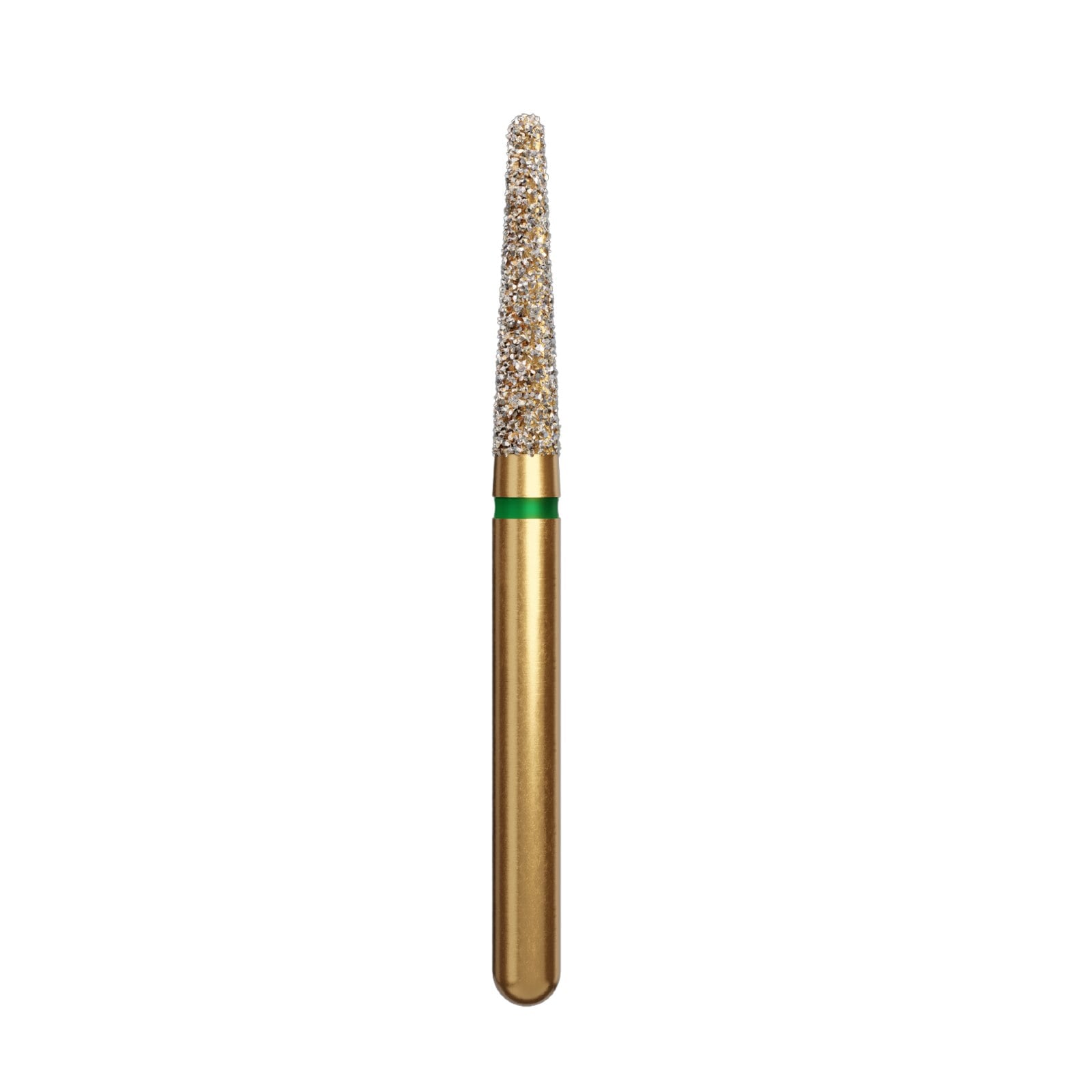 Alpen Multi-Use Diamond Bur FG #856.018, Round End Taper, 1.8mm, Super Coarse (Green), Package of 5