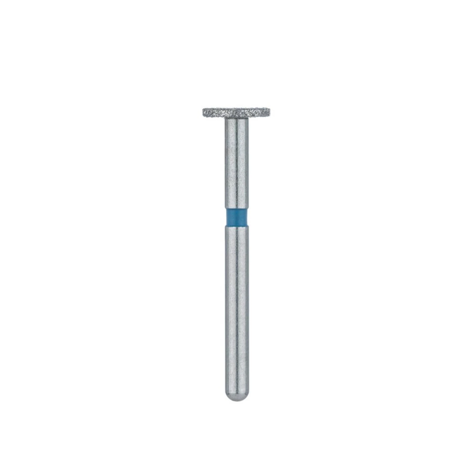 Meisinger 824-033-FG Diamond Depth Cutter Bur, Medium Grit, Blue Ring, Guide Tip, 3.3 mm Head Diameter, Friction Grip, 5/Pkg