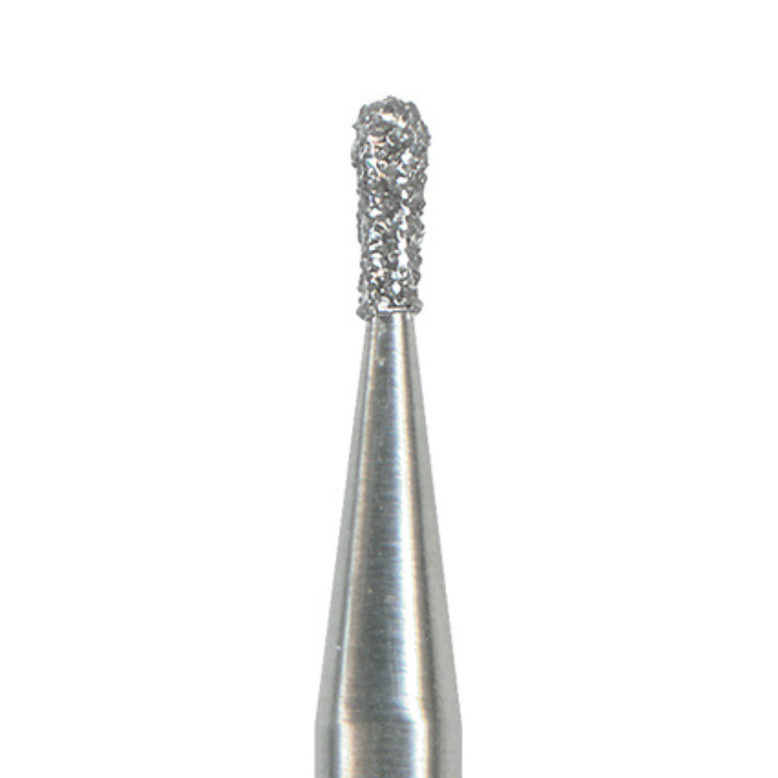 NTI FG Diamond Bur, Medium Grit, Pear Shape, Friction Grip, #M822-010, 1.0 mm Diameter x 2.0 mm Length, 5/Pack