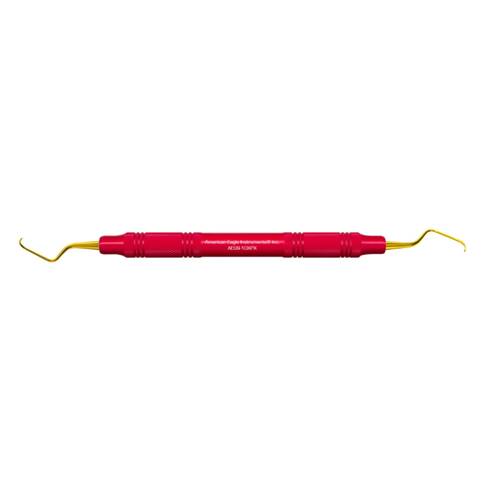 XP Gracey Curettes Standard #9/10 Double-End, EagleLite Red Resin Handle, AEG9-10XPX
