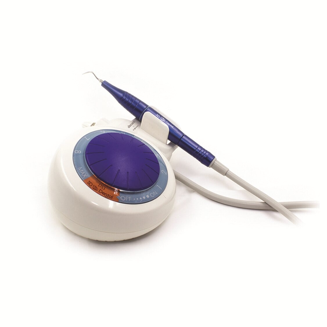 DREAM Ultrasonic Piezo Scaler DS3 Basic with Tips, Aluminum Alloy Handpiece, 6 EMS-Style Tips (T1 x2, T2, T3, T4, T5)