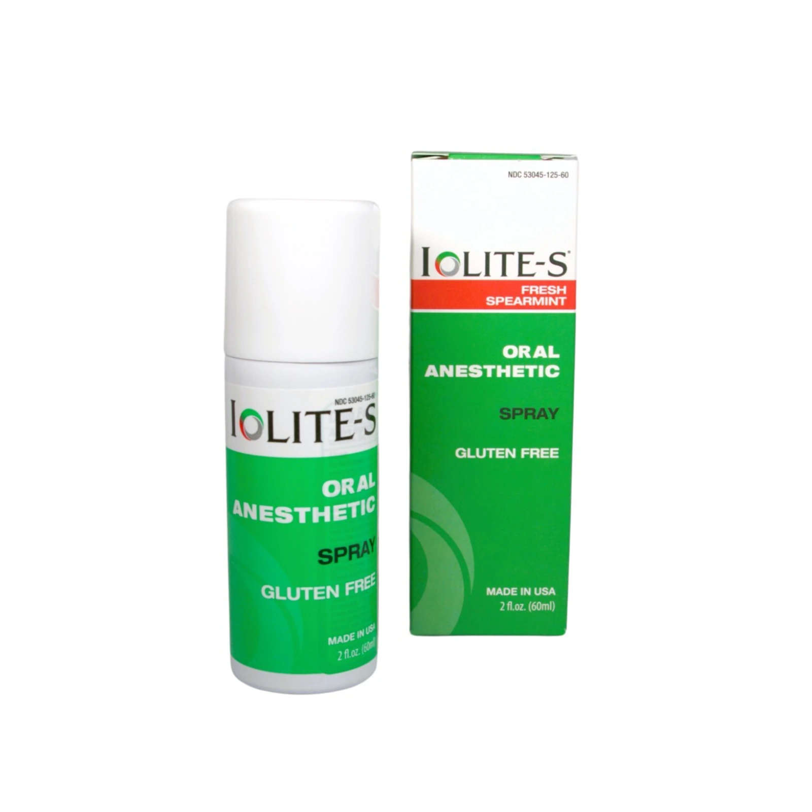 Iolite-S Topical Anesthetic Spray, 20% Benzocaine, Fresh Spearmint, 2 oz Can, 1/Pk