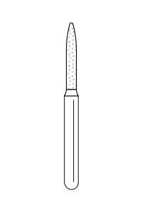 Premier Dental Solo Diamond FG Single Use Bur, 1512.8M, 25/Bx