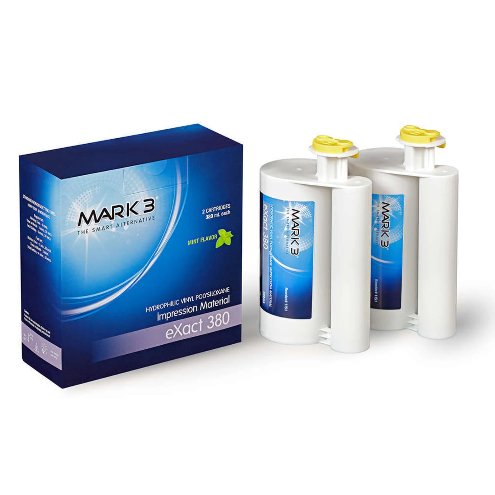 Mark3 eXact VPS 380 Impression Material, Monophase Regular Set, 2/Pk
