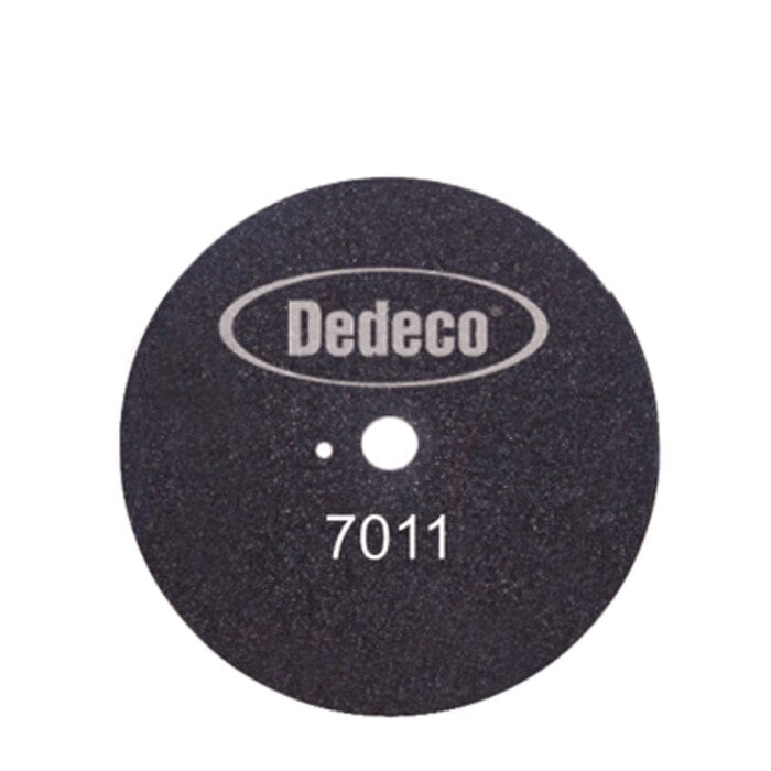 Dedeco Model Trimmer Wheel, 10" x 1/4", Coarse 36 Grit, Fiberglass-Reinforced, 1/Pk, 7010