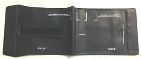 Vinyl Panoramic Cassette Sleeve with Velcro Tongue, 6x12