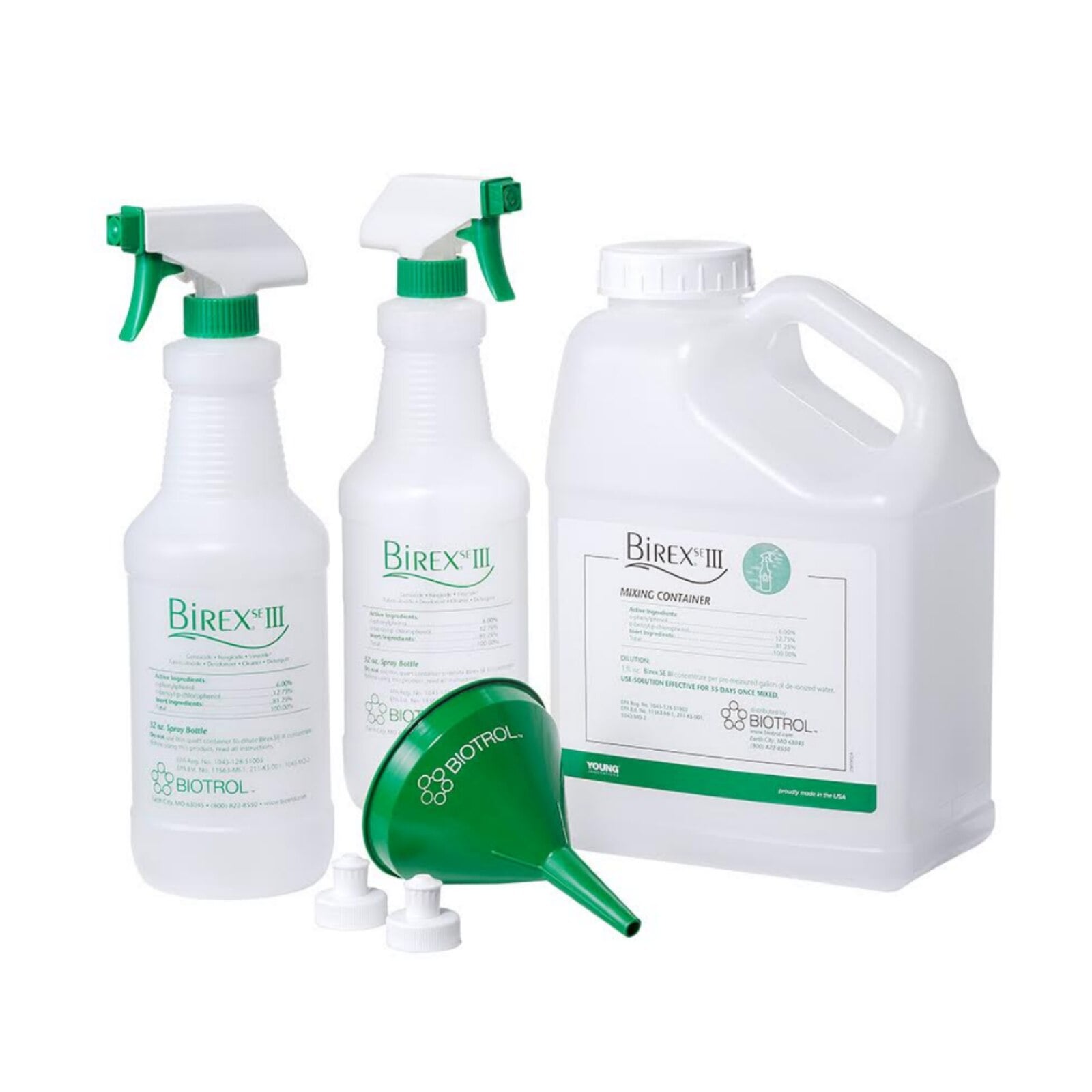 Birex SE III Surface Disinfectant Concentrate Accessory Pack, 296040