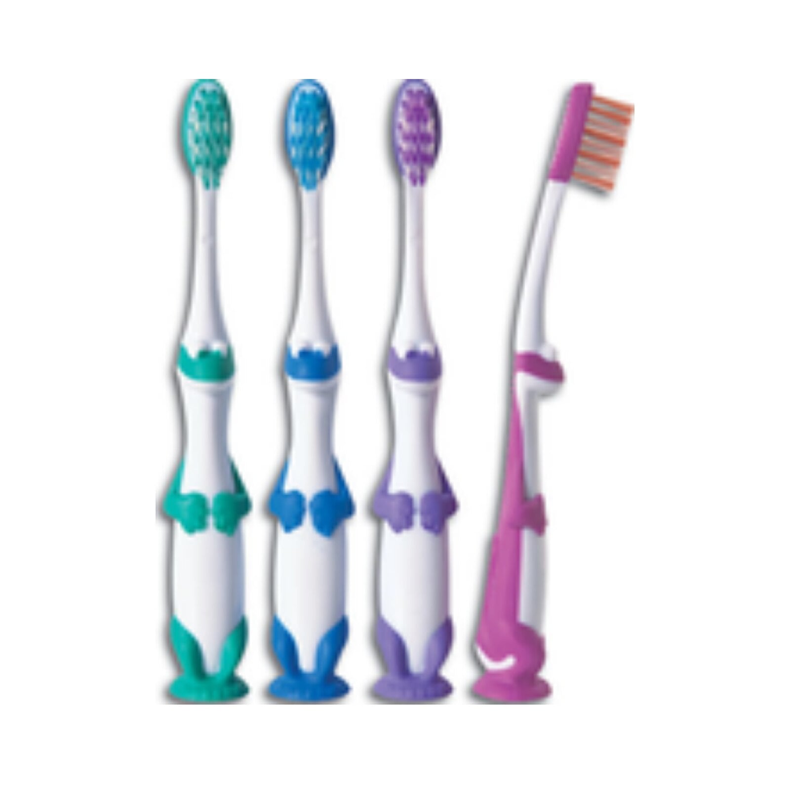 Children's Toothbrush Dinosaur with Suction Cup, 72/Case, with Imprint