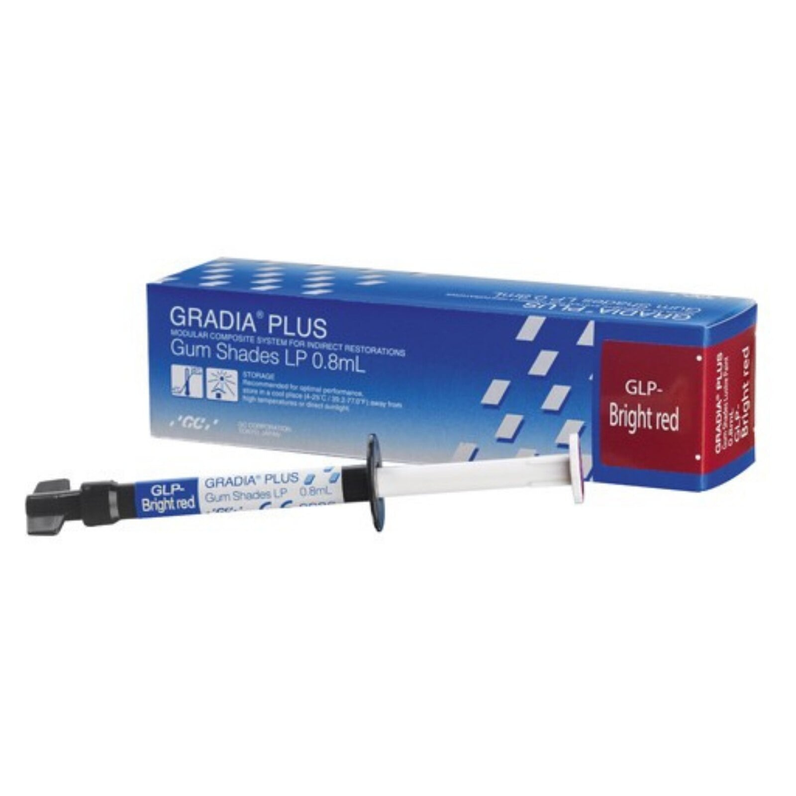 GRADIA PLUS LP-Grey 0.8 ml Syringe, Light-Curing Indirect Composite, 901121