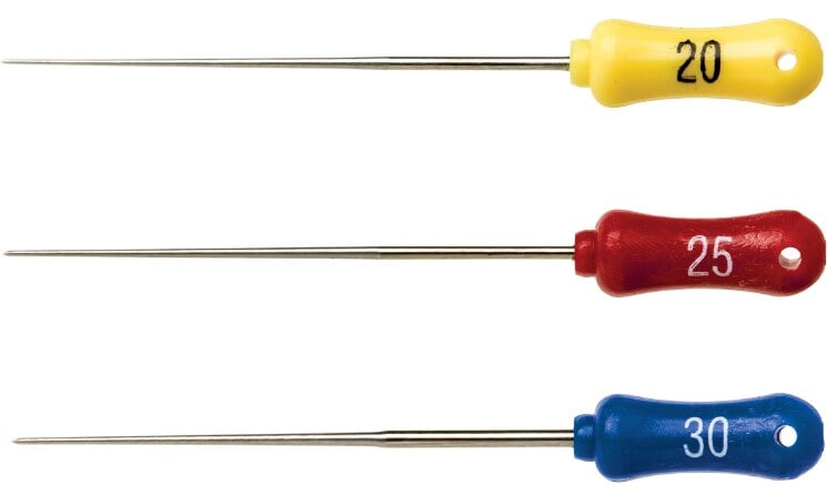 Finger Spreaders, Stainless Steel, 25mm, ISO Size #40, 6/Pk