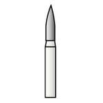SS White Revelation® Diamond Bur, Flame Shape, Friction Grip, Coarse Grit, 1.4 mm Diameter, 5/Pkg, #860-014C