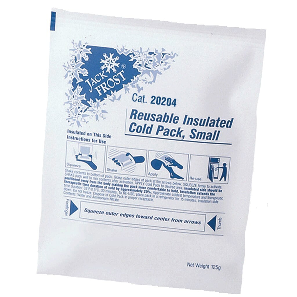 Coldstar Disposable Instant Cold Packs, 5" x 5.5", Single-Use, Non-Insulated, Individually Boxed, 50/Case