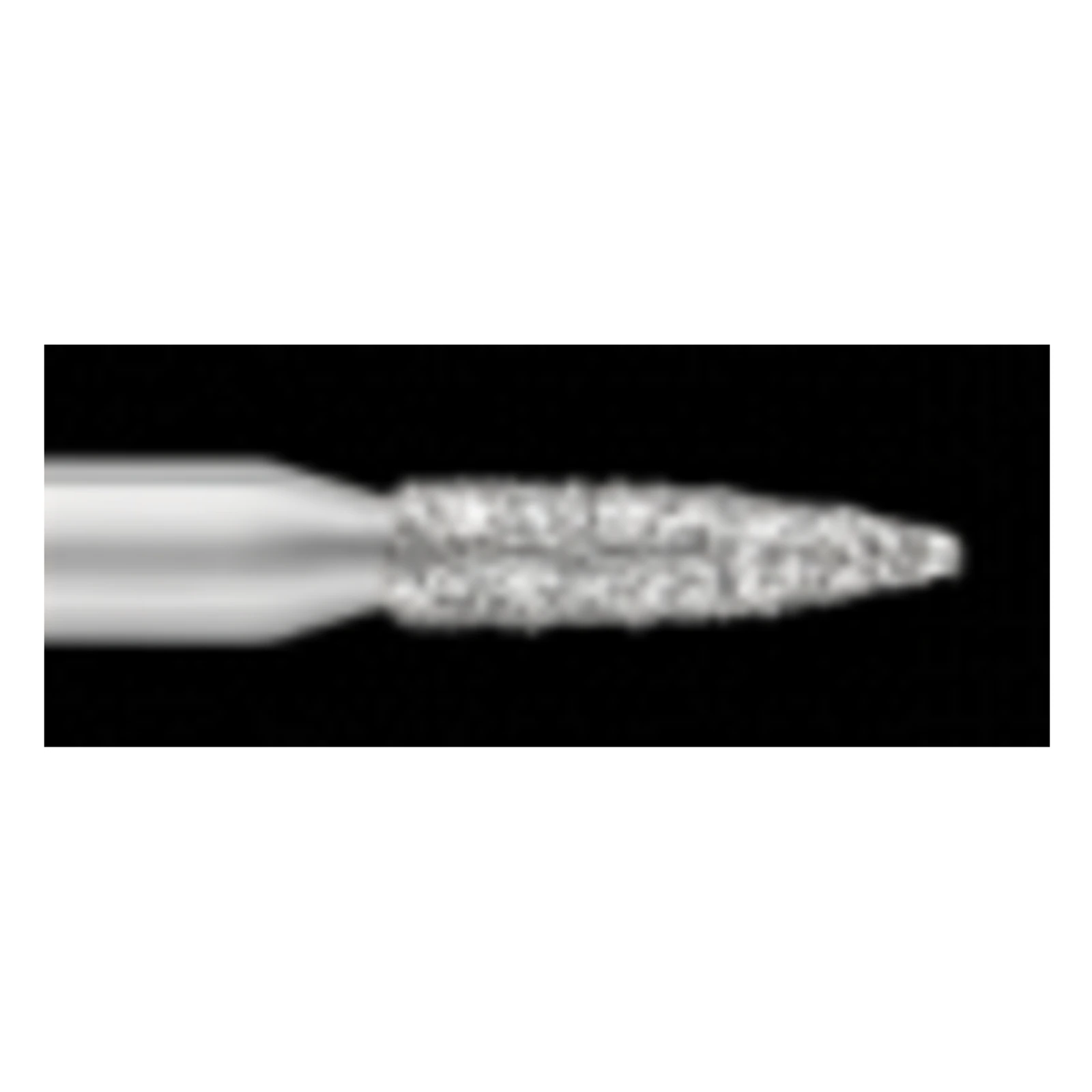 SS White Piranha Single-Use Diamond Bur, FG 860-014M, Medium Grit, Flame Shape, 25/Pk