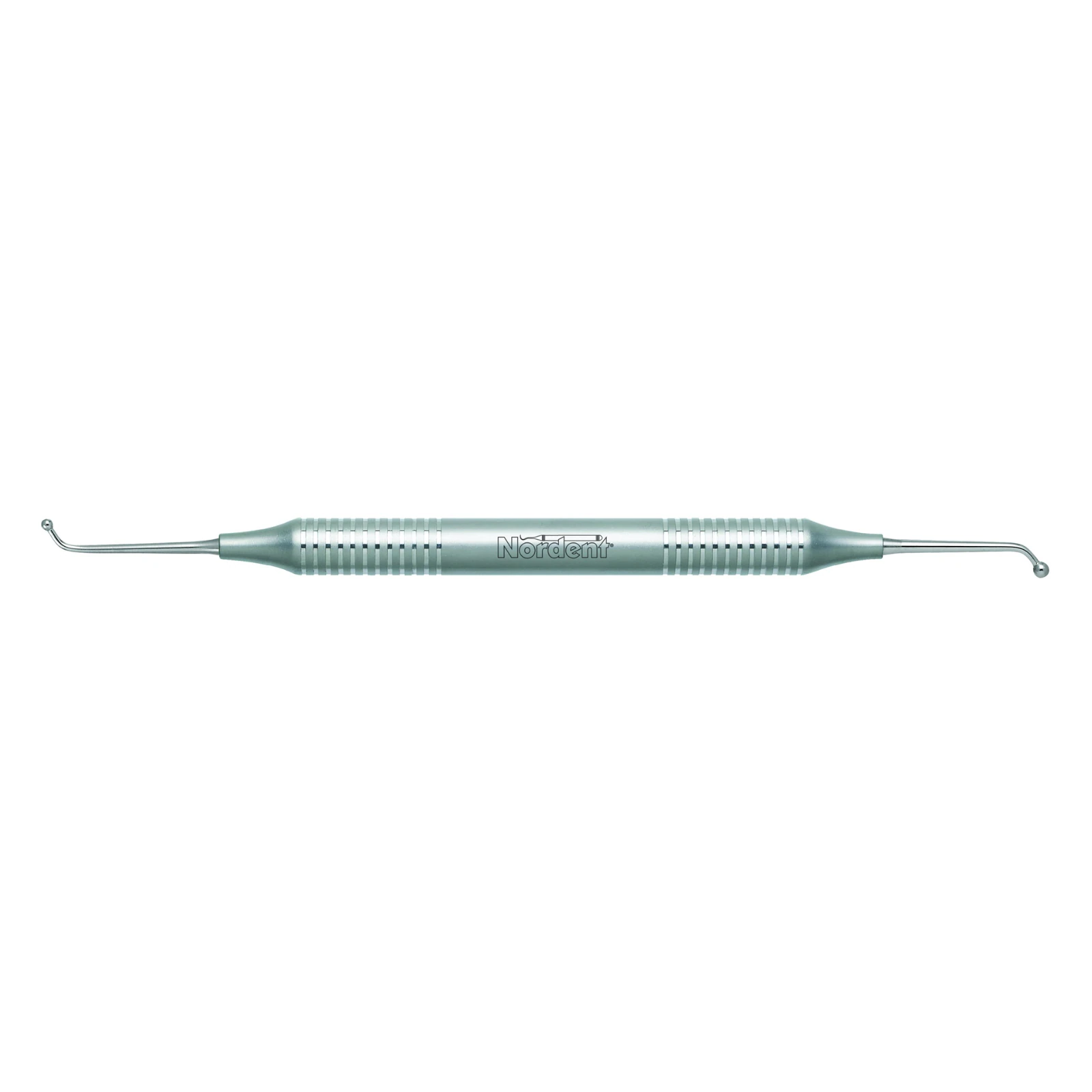 Nordent Ball #45 Burnisher, Large Ball #4 1.9mm/Jumbo Ball #5 2.8mm, Double End, DuraLite Round Handle, BR45