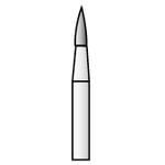 SS White Revelation Diamond Bur 860-010M, Medium Grit, Flame Shape, Friction Grip, 5/Pack