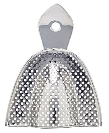 Bosworth SS Edentulous Impression Tray #8, Lower Solid, Small, 0921438