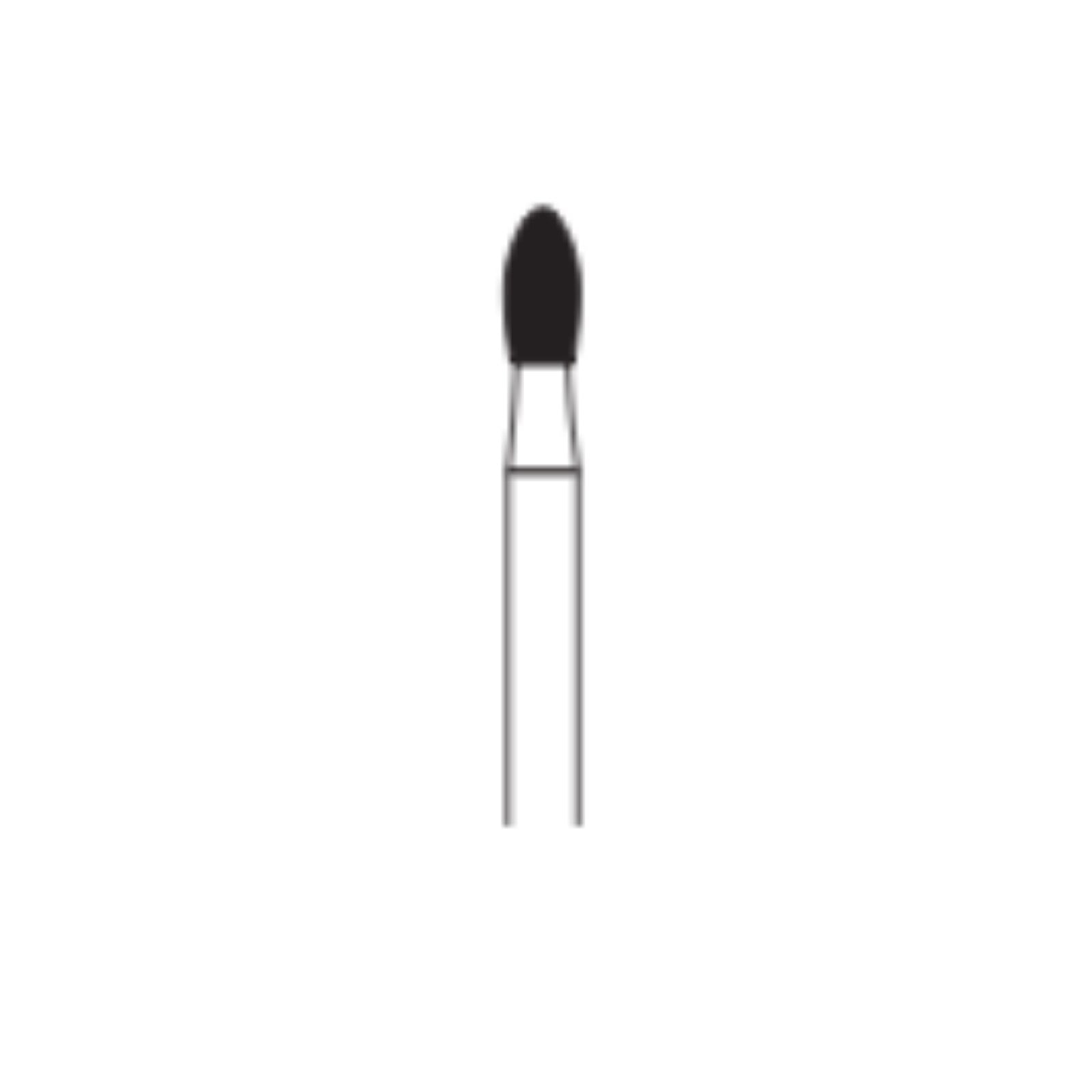 Egg-Shaped Multi-Use Diamond Bur, 379-018SF, 6/Pack