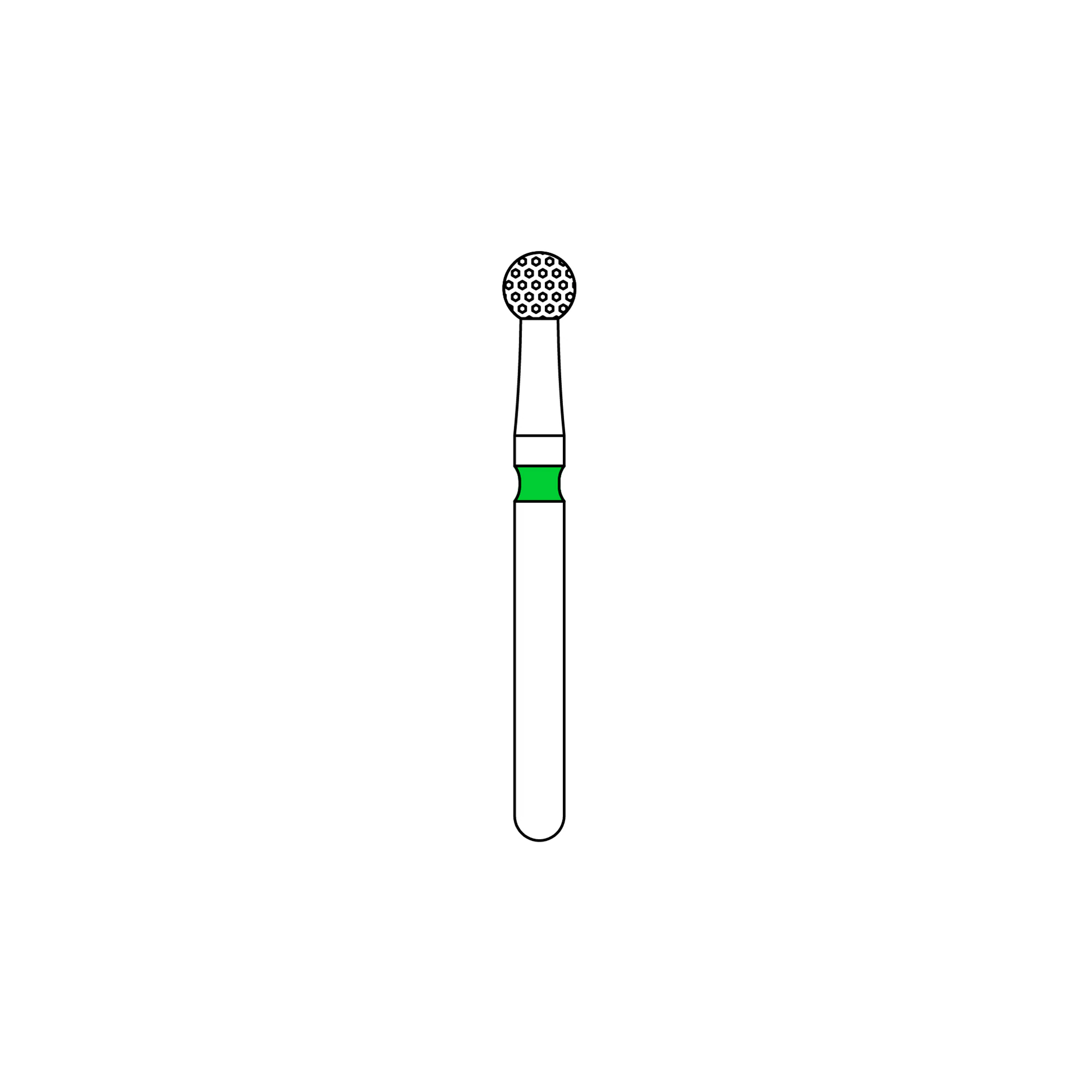 PRIVA Diamond Burs FG 801-023C, 5/Pk