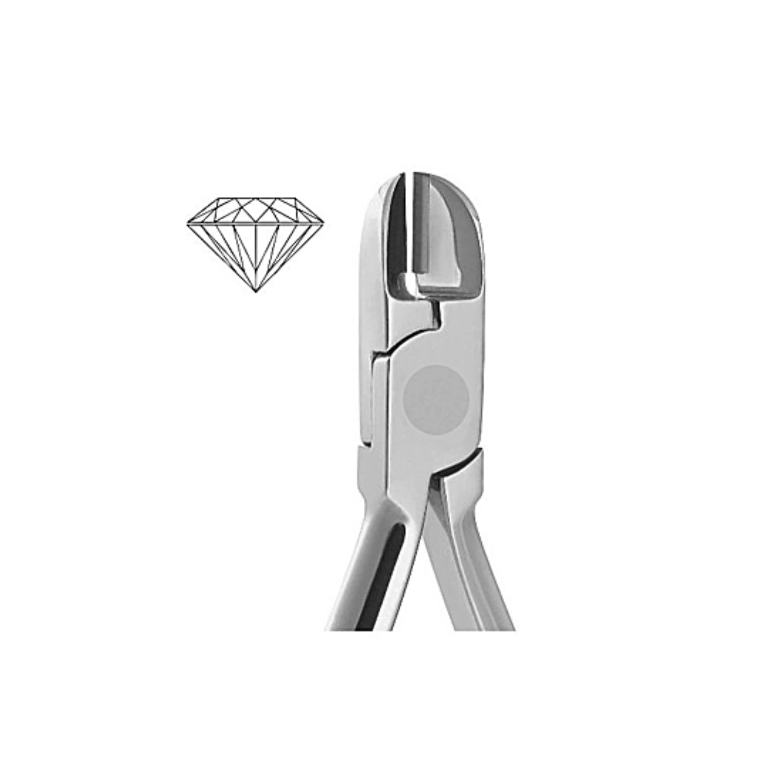 Pomee USA Ligature Hard Wire Cutter, Straight, Tungsten Carbide Inserts