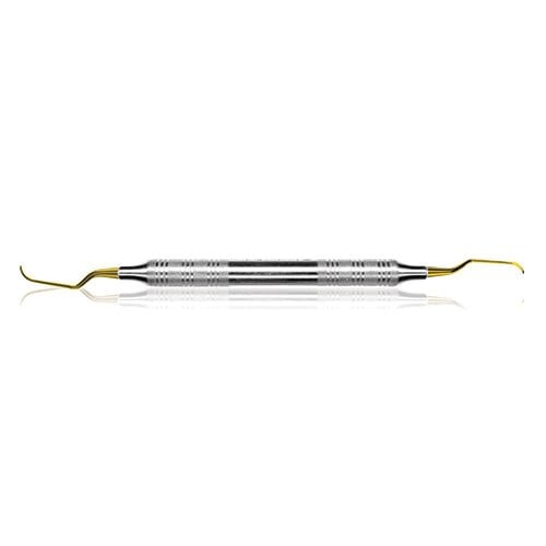 American Eagle Columbia 2L-2R XP Curette, 3/8" Extended Shank, Double-End, EagleLite Stainless Steel