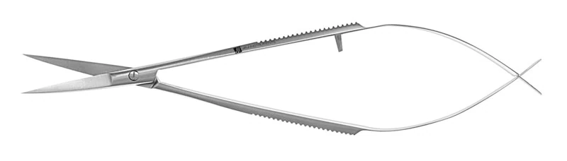 Castroviejo Scissor, 4.75" Curved, Stainless Steel