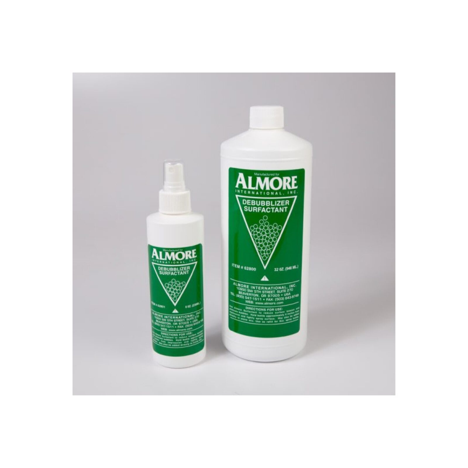 Almore Surfactant/Debubblizer Spray, 8oz Bottle, 62801