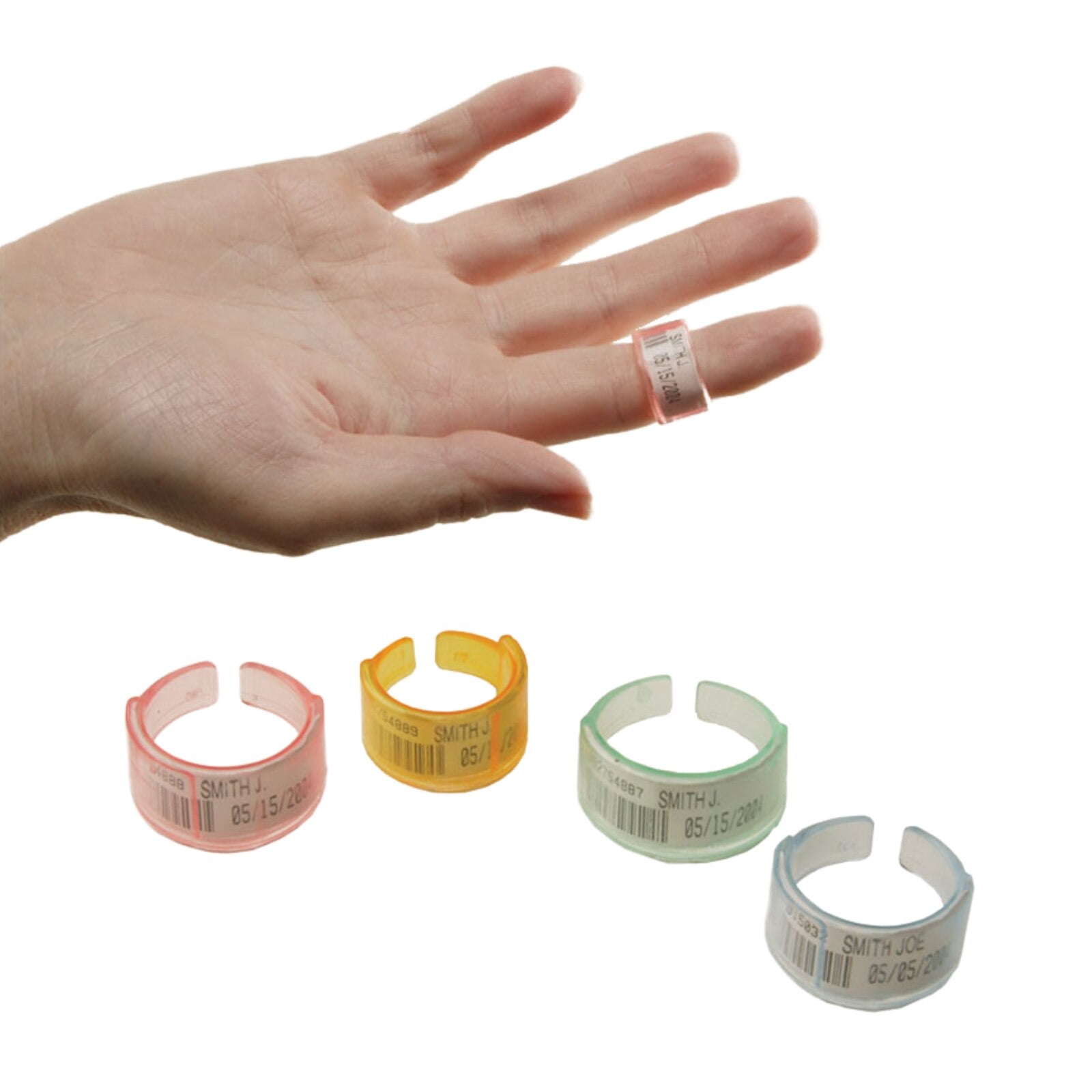 IC Care Finger Ring Dosimeter, Medium, Left-Hand, Quarterly Service 4/Year
