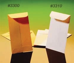 Temrex Coin Envelopes, Kraft #3, 2.5" x 4.38", 500/Box, 3300