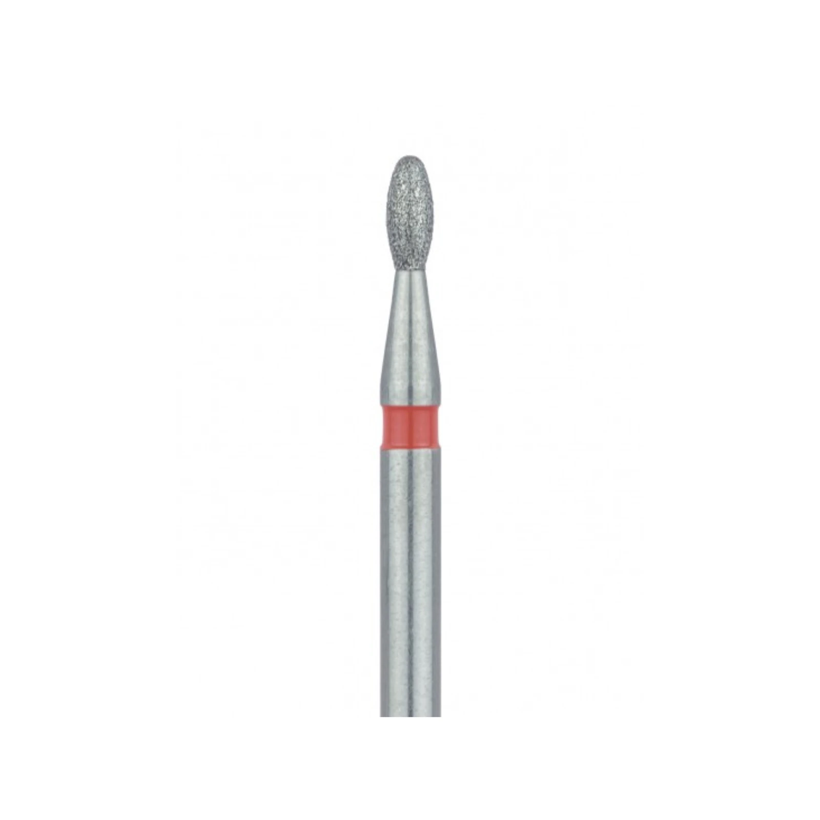 Meisinger Multi-Use Diamond Burs, FG, Football, #833F, 1.2 mm, Fine Grit, Red Ring, 5/Pk, 833F-012-FG