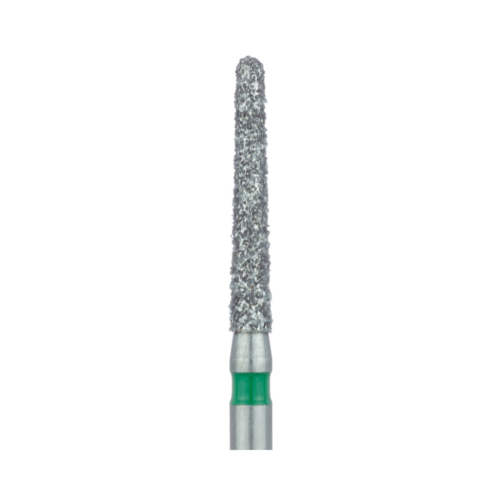 Meisinger 852G-016-SS Multi-Use Diamond Bur, Tapered Round End (Chamfer), Coarse Grit, 1.6mm Head, Friction Grip Short Shank, 5/Pk