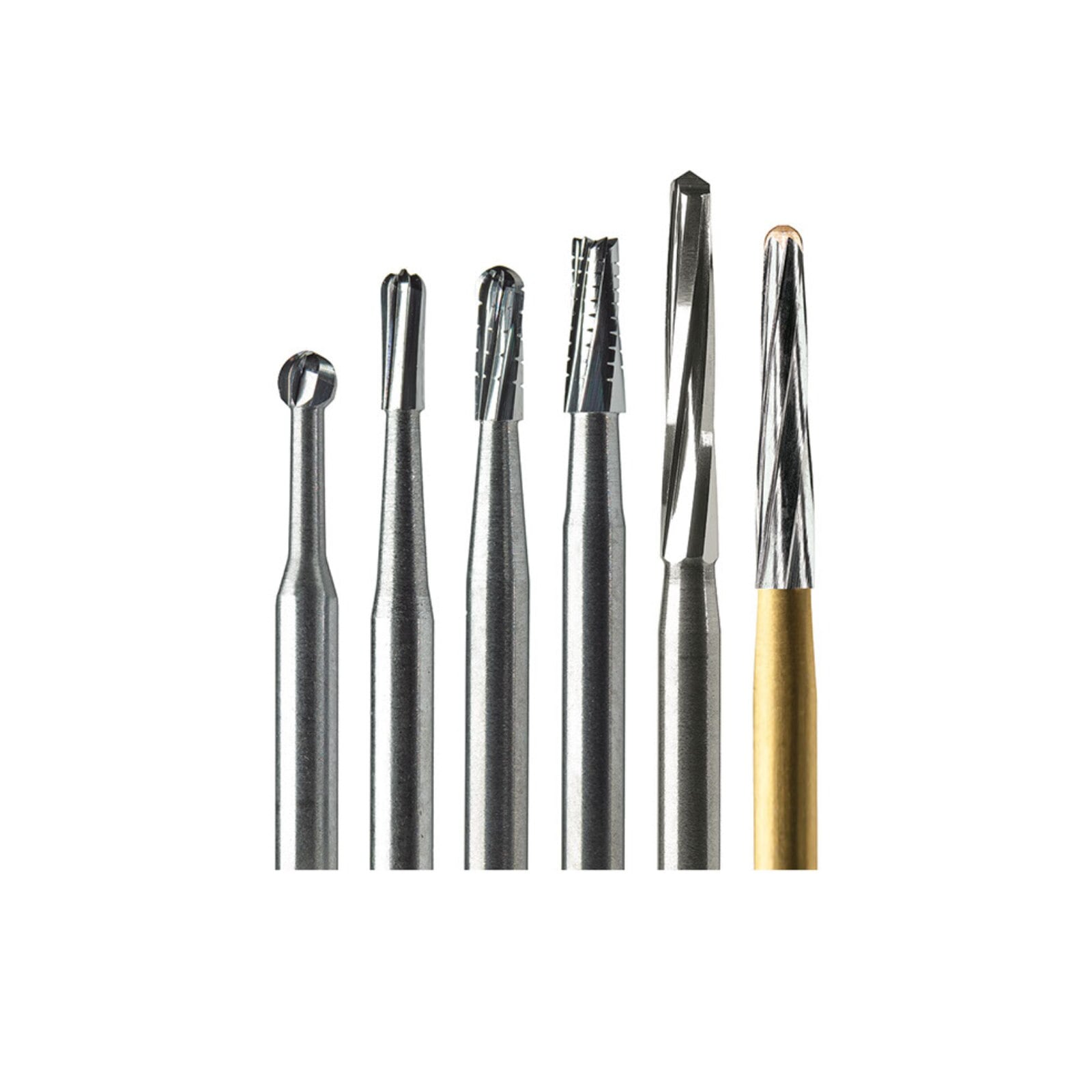 Midwest Once Sterile Surgical Carbide Bur, Round #557, 1.0 mm, Right-Angle Latch, 10/Pk, 314927
