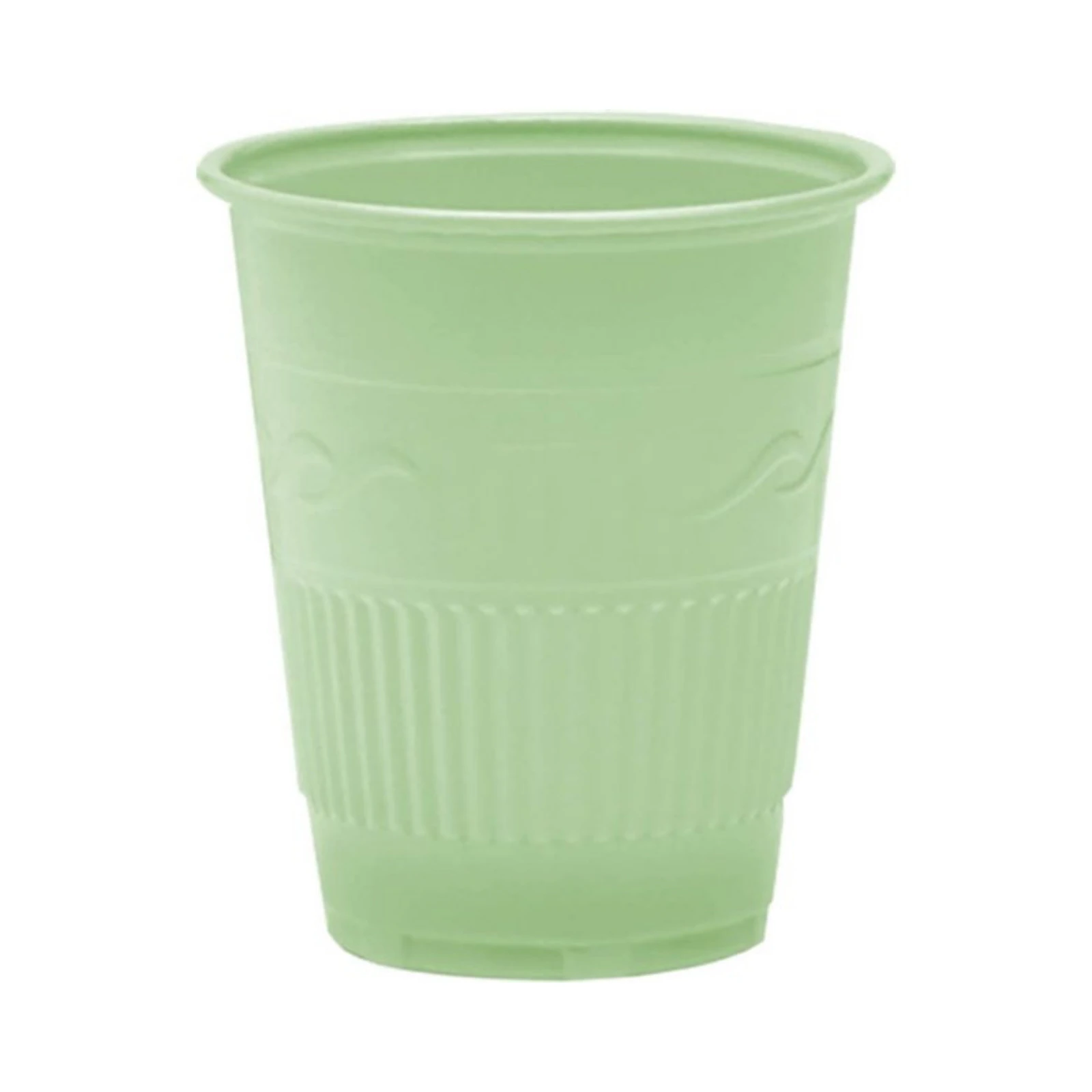 House Brand Plastic Cups, 5 oz, Green, 40/Sleeve