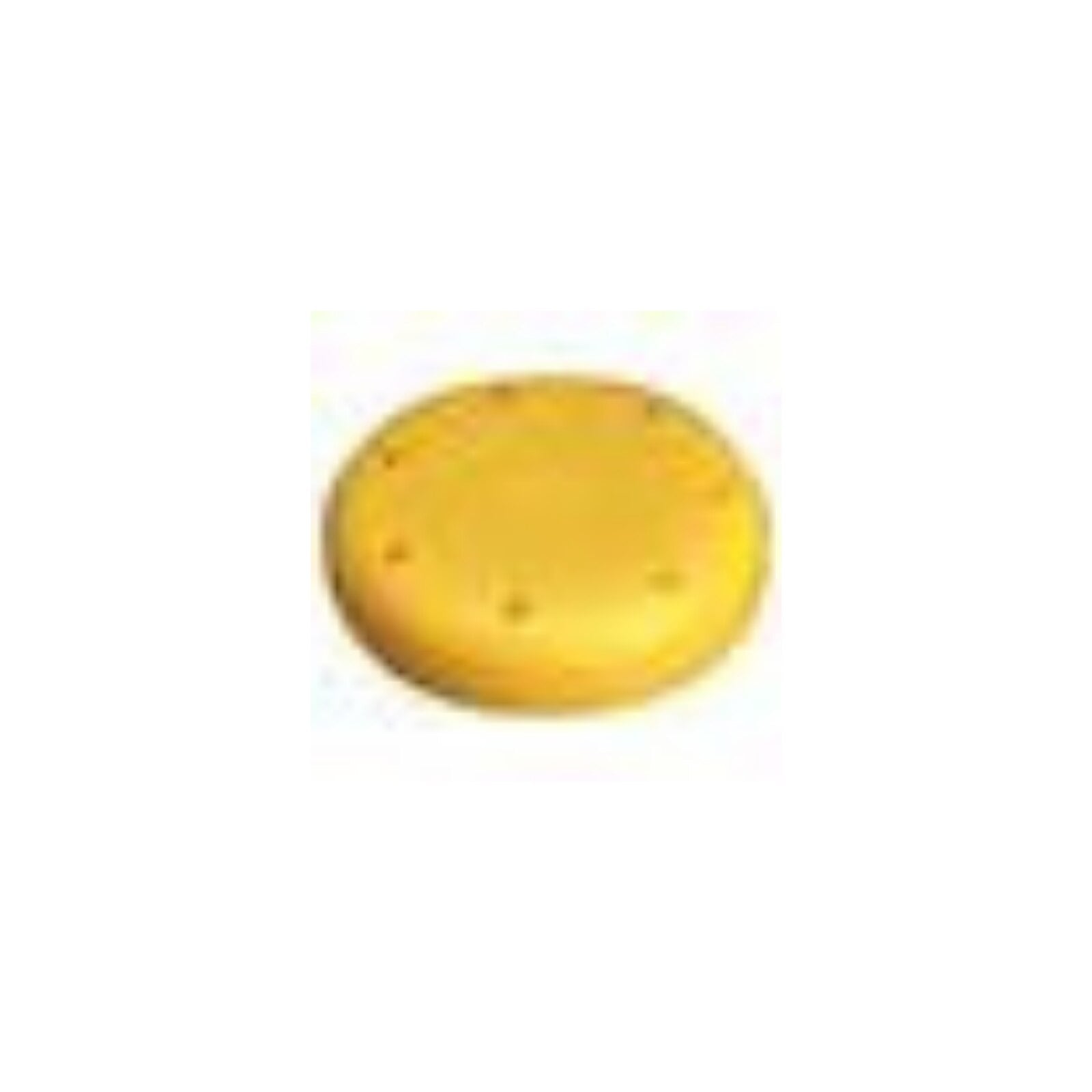 Plasdent Magnetic Bur Block, 7-Hole Small Round, Neon-Yellow, 1-5/8" Diameter