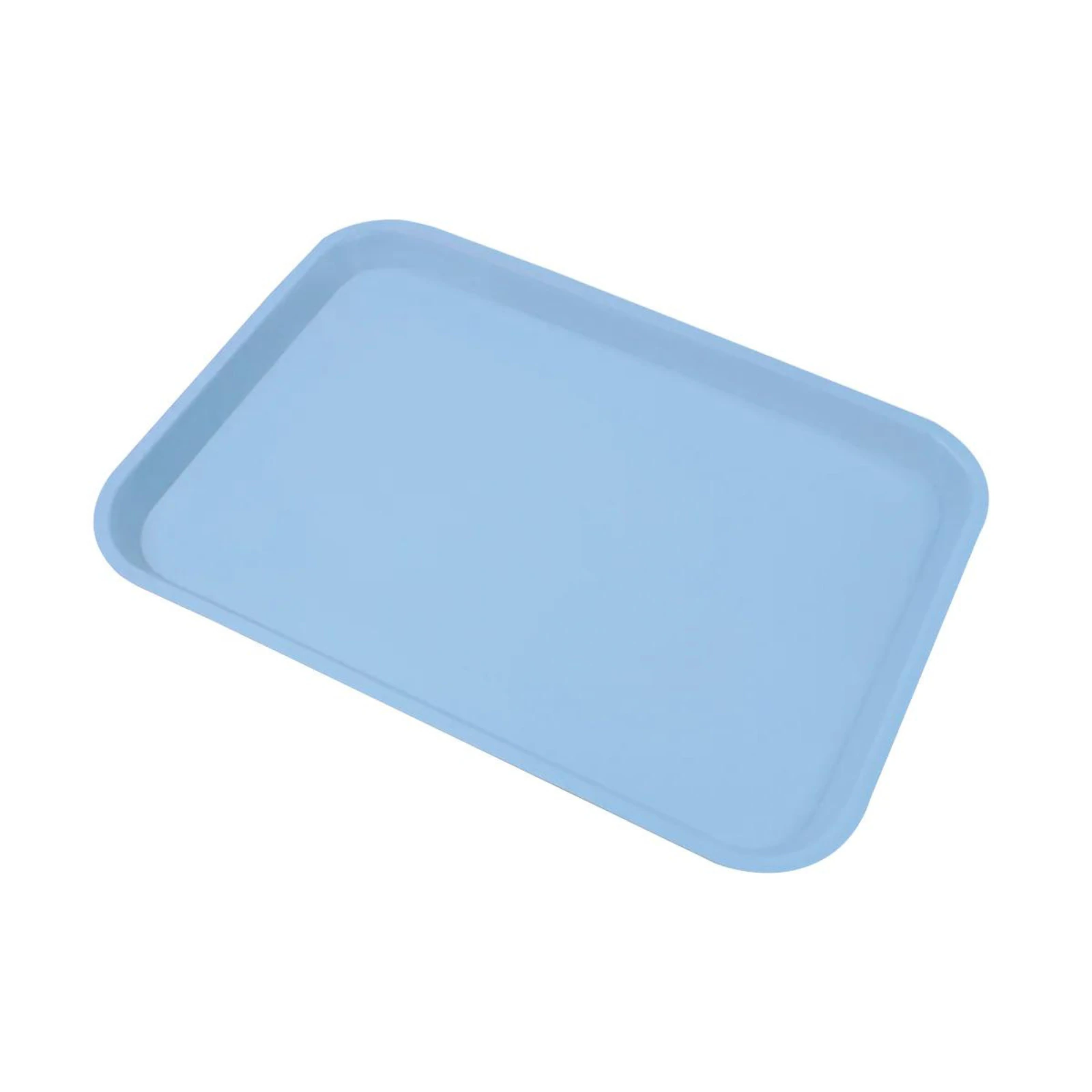 Plasdent Set-Up Plastic Flat Tray, Size E, Neon Blue, 1/Pk, 300EF-2N