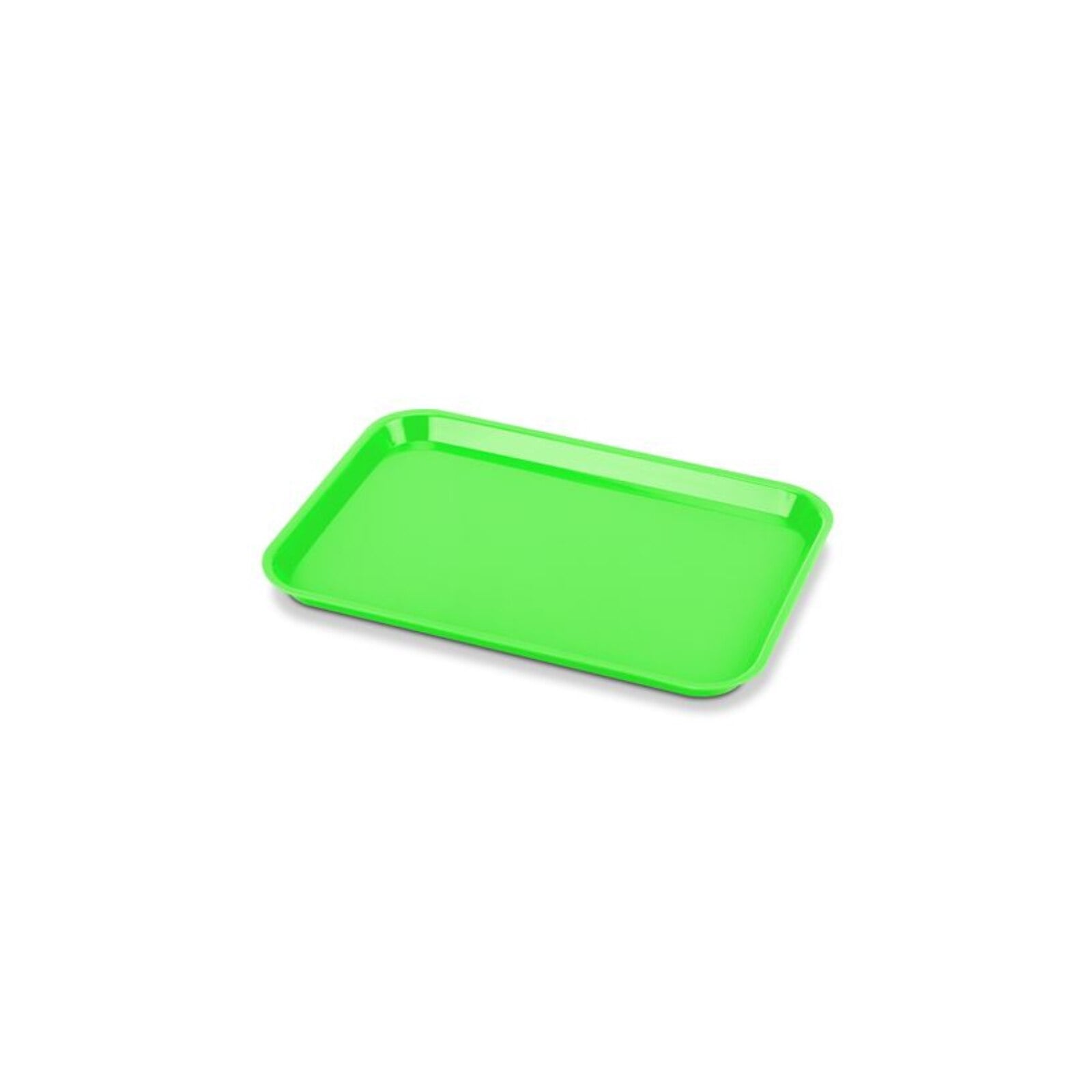 Plasdent Set-Up Plastic Flat Tray, Size E (Midwest), Green, 15" x 10-1/2" x 7/8", 1/Pk, 300EF-4