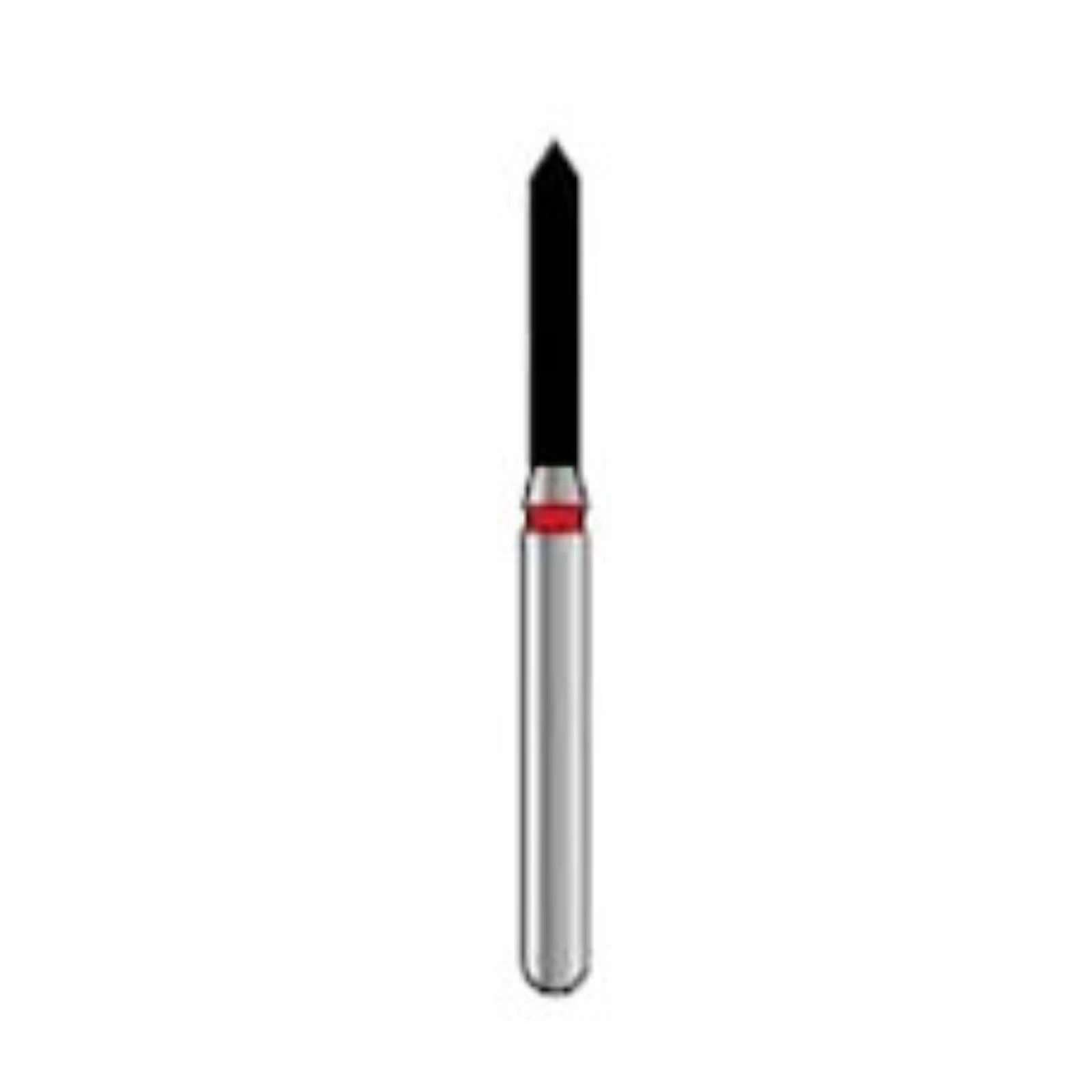 Alpen x1 Single-Use Diamond Bur, FG #885.012, Medium Grit, Beveled Cylinder, 1.2 mm Diameter, 8.0 mm Length, 25/Pk