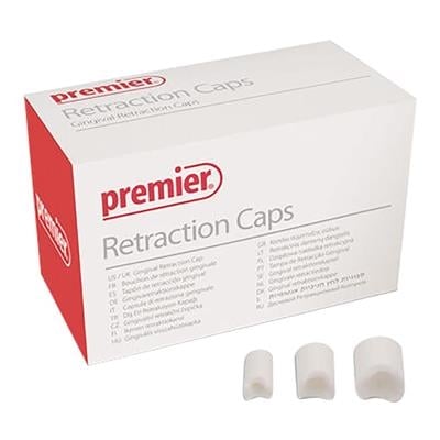 Premier Retraction Caps #1 Small, Anatomic Formed Cotton Caps, 120/Box, 9048251