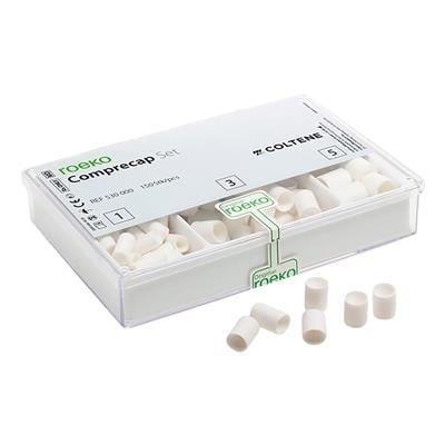 Coltene Roeko Comprecap Anatomic Compression Caps, Assorted Sizes #1, #3, #5, 120/Box, 531299
